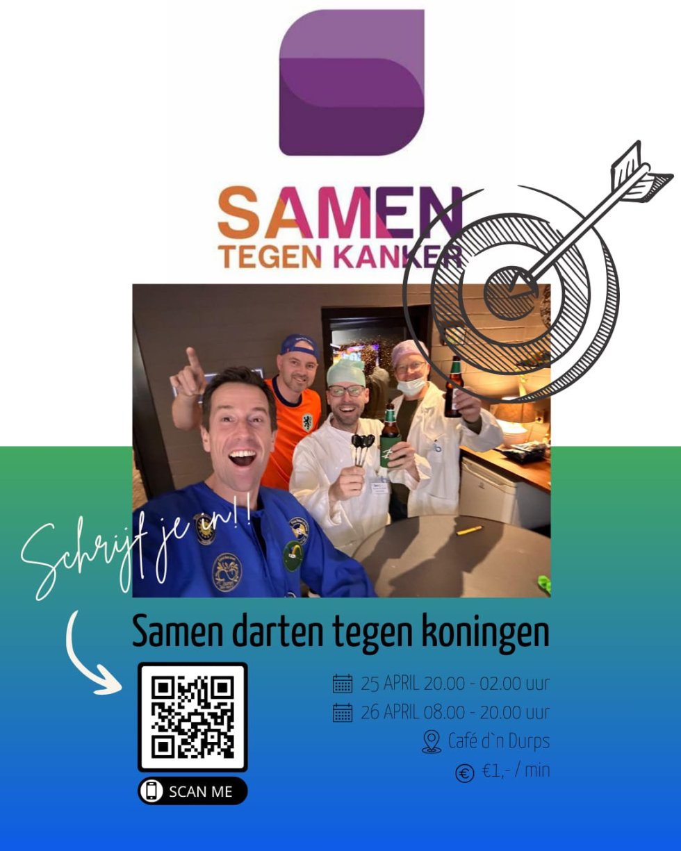 Samen Darten tegen Koningen