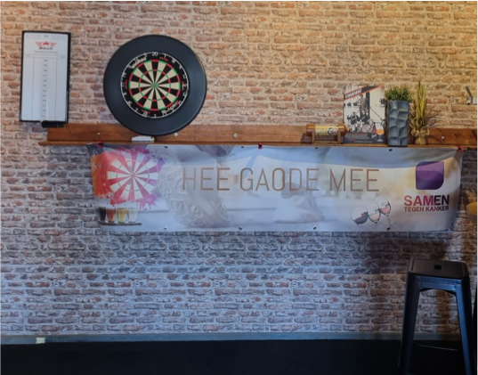 Geslaagd darttoernooi van team Hee Goade Mee!